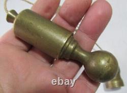 OLD UNUSUAL BRONZE PLUMB BOB, MAYBE 2, MUST SEE, USED, Very Good