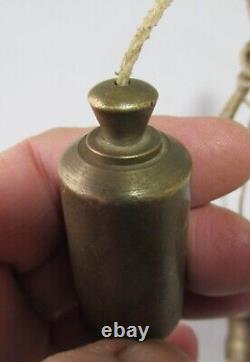 OLD UNUSUAL BRONZE PLUMB BOB, MAYBE 2, MUST SEE, USED, Very Good