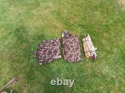 Original Austrian Pea Dot Splinter Camo Poncho X 3 Must See