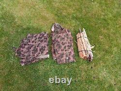 Original Austrian Pea Dot Splinter Camo Poncho X 3 Must See