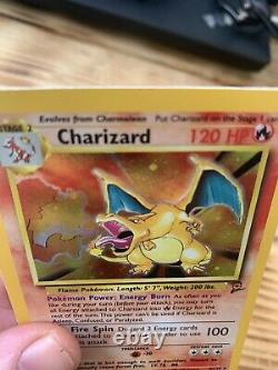 Original Base Set 2 Holo Charizard 4/130 Wotc Pokémon Card Psa Must See