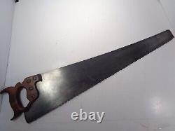 PEACE HARVEY HAND SAW P47 5 TPI GOOD CONDITION WITH ETCHING MUST SEE tg2