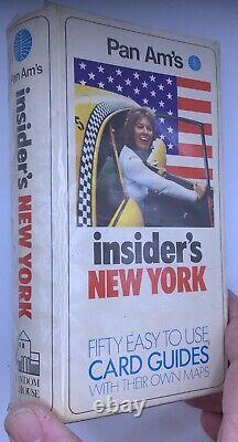 Pan Am's Insider New York Card Guides 1972 Must See Cali, Columbia