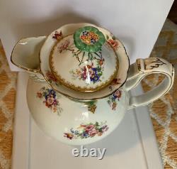 Paragon Footed Teapot Very Beautiful Floral Must See