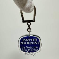 Pathe Marconi Logo French Vintage Bourbon Keychain Collector'S Must-See 1960 Mis