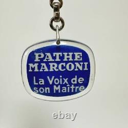 Pathe Marconi Logo French Vintage Bourbon Keychain Collector'S Must-See 1960 n3