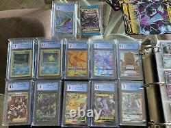 Pokemon Card Collection CGC Graded Cards, Shinings, Ultra Rares more! Must See