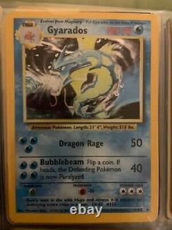 Pokemon Cards NEAR COMPLETE Base Set Ultra Pro VINTAGE RARE MUST SEE