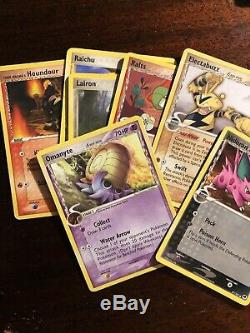 Pokemon Ex Series Huge Collection Lot 675+ Cards 126 RARES AND HOLOS MUST SEE