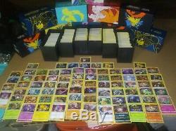 Pokemon Lot 3000 cards + 80 holo's! Rare's uncommonsCommons no energies must see