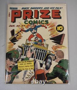 Prize Comics #27 1943 WARTIME COMIC MUST SEE