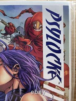 Psylocke #1 2nd Print Harvey Tolibao Wrap Cover VHTF High Grade Must See