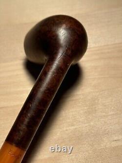 RARE BBB AULD ROOT ROCK AMBERA 189 LOVAT BILLIARD ESTATE PIPE MUST SEE 1930's