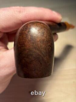 RARE BBB AULD ROOT ROCK AMBERA 189 LOVAT BILLIARD ESTATE PIPE MUST SEE 1930's