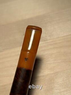 RARE BBB AULD ROOT ROCK AMBERA 189 LOVAT BILLIARD ESTATE PIPE MUST SEE 1930's