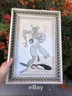 RARE Billy Snell Midcentury Art Jazz Print Must See