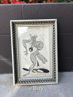 RARE Billy Snell Midcentury Art Jazz Print Must See