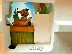 RARE Disney Pinocchio and the Blue Fairy Snowglobe Sealed In Box New Must See