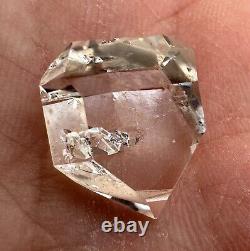 RARE Herkimer Diamond with Melted Face and Internal Manifestor Crystal MUST SEE