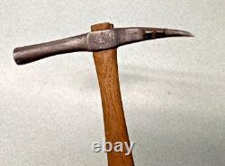 RARE Unusual Cast Iron Double Claw TACK Hammer must see tool collector