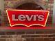 RARE Vintage LEVIS Neon advertising store sign 40 X 16 Must See Pics