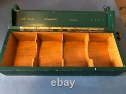 RARE Vintage Original Wood Cigarette Box, Store Counter Display. Must See
