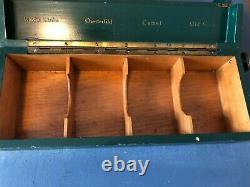RARE Vintage Original Wood Cigarette Box, Store Counter Display. Must See