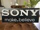 RARE Vintage SONY advertising store sign 36 X 14 Must See Pics