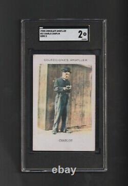 Rare 1920s Chocolate Amatller CHARLIE CHAPLIN #22 SGC Graded Must See