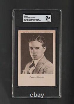 Rare 1920s Chocolates Jaime Boix CHARLIE CHAPLIN #13 SGC Graded Must See