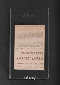 Rare 1920s Chocolates Jaime Boix CHARLIE CHAPLIN #13 SGC Graded Must See