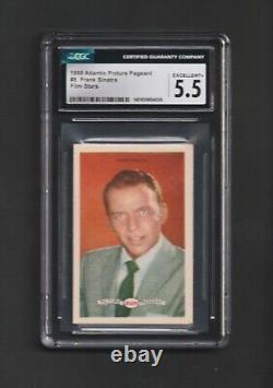 Rare 1958 Atlantic Film Stars FRANK SINATRA #8 Nice CGC 5.5 Must See