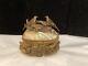 Rare Antique Authentic Shell, Bronze Brass Birds Nest Trinket Box Must See Nr