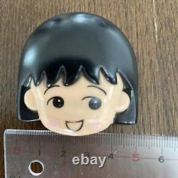 Rare Chibi Maruko Chan Goods Collectors Must See Vintage Face Badge Nonsale