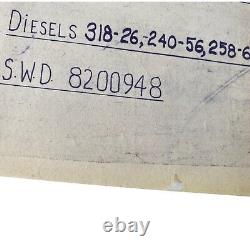 Rare Collectible Vintage Diesel Engine Blueprints S. W. D. 8200948 Set Must See