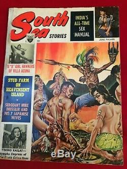 Rare Nipple Cover SOUTH SEA STORIES (March 1964) PULP MAG/JUNE PALMER/MUST SEE