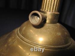 Rare Orig Gas Bradley & Hubbard 1896 Oil Lamp Signed On Base Must See Photos