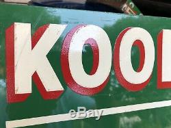 Rare Original Cities Service Gas Flange Sign Koolmotor Oil Must See Barn Fresh