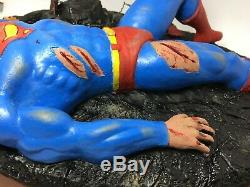 Rare Statue- From The Superman Comic- The Death Of Superman Must See. Wow