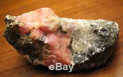 Rhodochrosite, Pyrite, Fluorite, Quartz from Colorado Must See