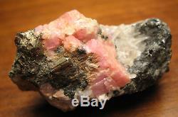Rhodochrosite, Pyrite, Fluorite, Quartz from Colorado Must See