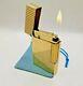 S. T. DUPONT GOLD LIGHTER WITH BOX & PAPERS! Ligne 2, Line 2, L2 MUST SEE