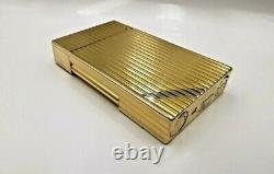 S. T. DUPONT GOLD LIGHTER WITH BOX & PAPERS! Ligne 2, Line 2, L2 MUST SEE