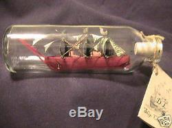 SHIP IN A BOTTLE- very unique, handcrafted, MUST SEE 42
