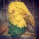 STUNNING 1930s CREPE PAPER PARROT COSTUME. SUPERB QUALITY. MUST SEE. L@@k