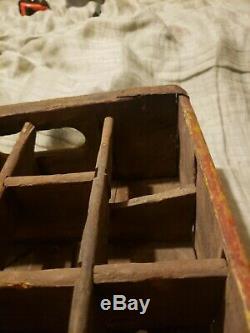 SUPER RARE 1930s 3 CENTA WOODEN CRATE NO TOWN MUST SEE