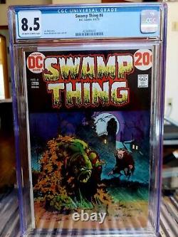 SWAMP THING #4 Bronze Age 1973 CGC 8.5 High Grade DC Comic Must-See