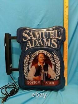 Samuel Adams Boston Lager Beer Bar Light Nice Huge! Must See