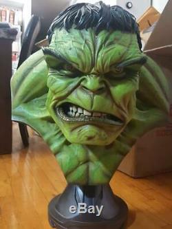 Sideshow Collectibles Hulk Life Size Bust Avengers Hot! Must See