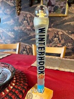 Snow Globe Winterhook Red Hook Beer Tap Handle! Must See